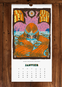 Calendrier 2021 Rock & BD